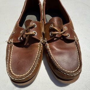 G.H Bass Leather Boat Shoes